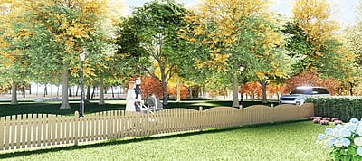 Picket Fence, Arch Picket Fence, Arch