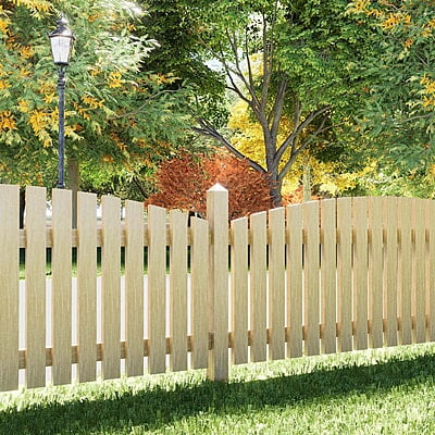 Picket Fence, Arch Picket Fence, Arch