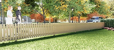 Picket Fence, Flat top Picket Fence, Flat top