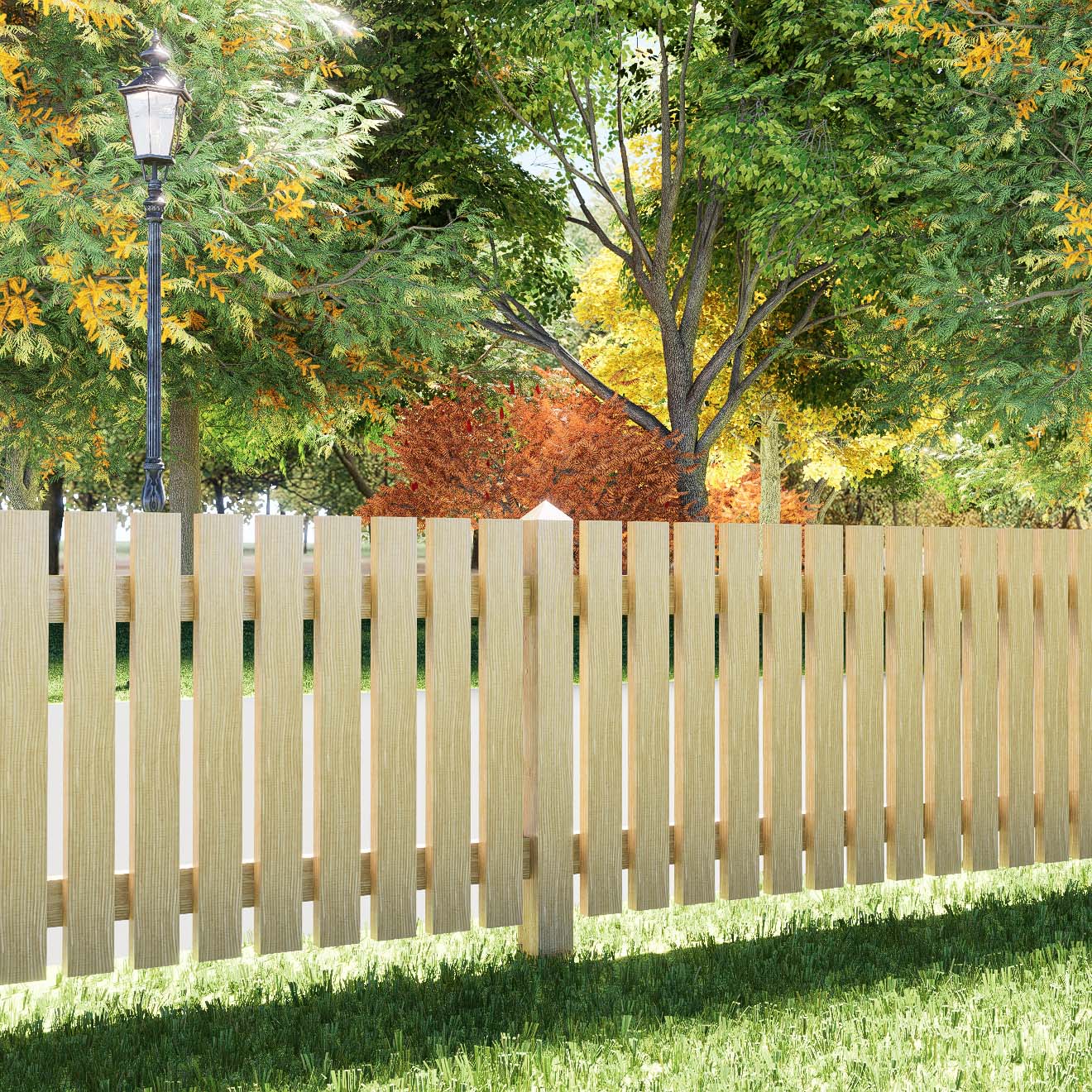 Picket Fence, Flat top
