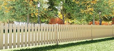 Picket Fence, Flat top Picket Fence, Flat top