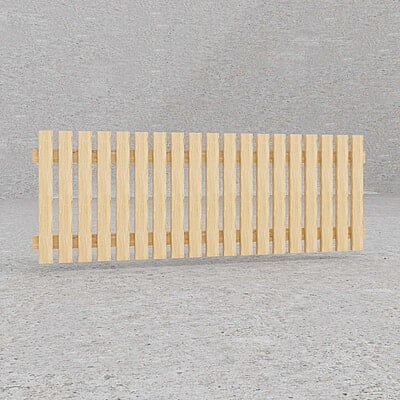 Picket Fence Panel, Flat top Picket Fence Panel, Flat top