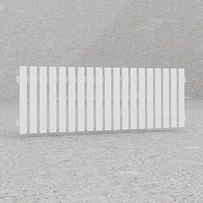 Picket Fence Panel, Flat top Picket Fence Panel, Flat top